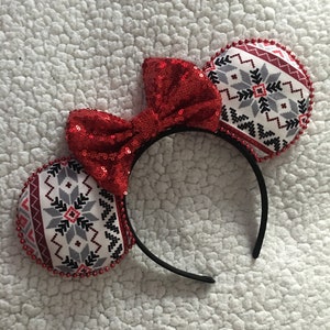 Ugly Christmas Sweater Mouse Ears | Disney Christmas Ears | Mickey Mouse Ears | Disney Ears