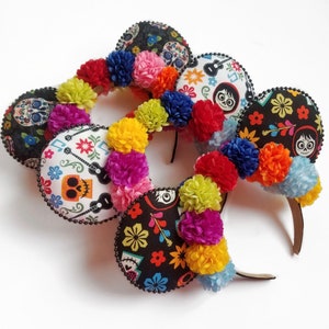 Orejas del Día De Los Muertos / Orejas De Coco / Orejas De Calavera De Azúcar