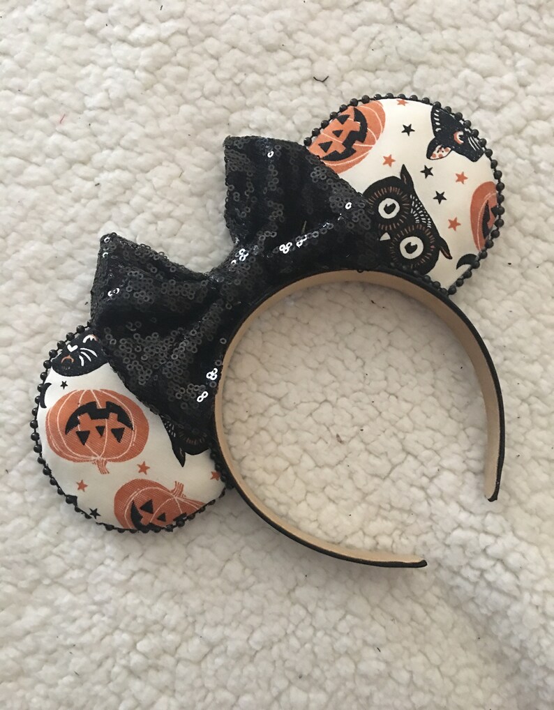 Halloween Disney Ears Minnie Mouse Ears Mickey Mouse Ears Etsy