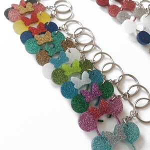 Disney Princess Keychains | Disney Keychain | Minnie Mouse Keychain | Mickey Mouse Keychain | Mouse Ear Keychain image 2