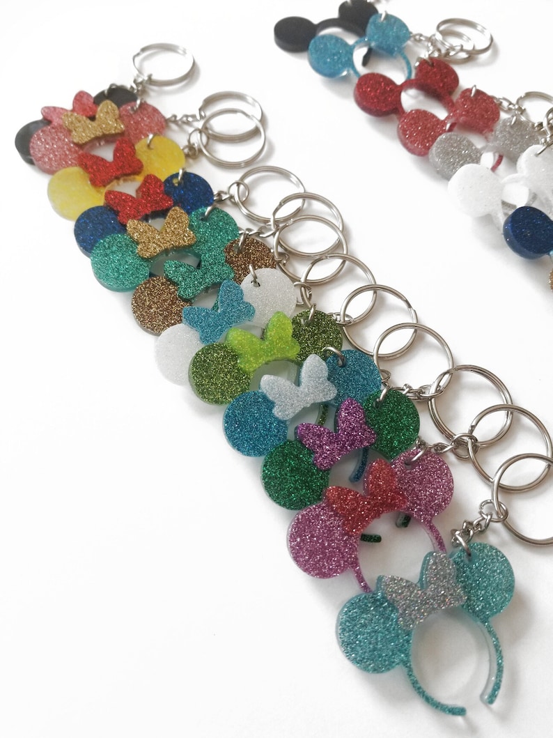Disney Princess Keychains | Disney Keychain | Minnie Mouse Keychain | Mickey Mouse Keychain | Mouse Ear Keychain image 2