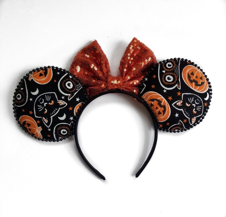 Halloween Mickey Ears Mickey Mouse Ears Disney Ears Etsy