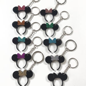 Disney Princess Keychains | Disney Keychain | Minnie Mouse Keychain | Mickey Mouse Keychain | Mouse Ear Keychain image 7