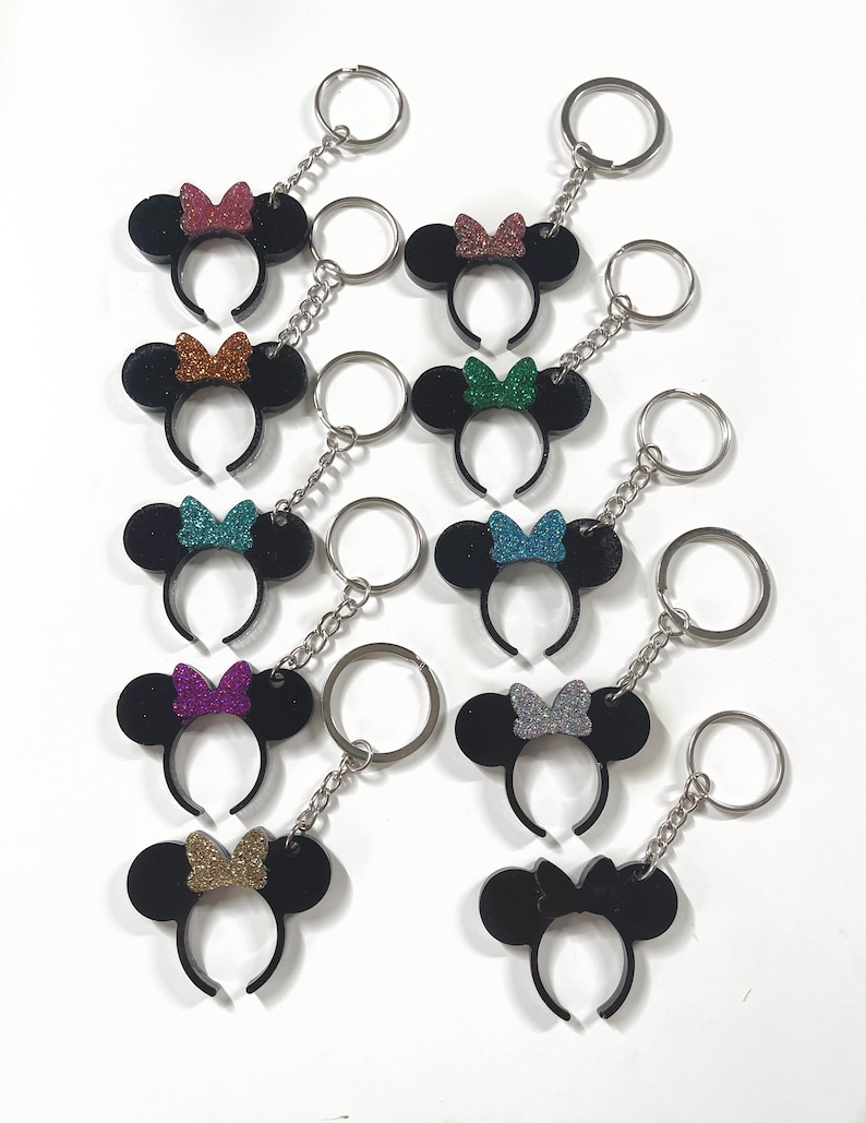 Disney Princess Keychains | Disney Keychain | Minnie Mouse Keychain | Mickey Mouse Keychain | Mouse Ear Keychain image 7