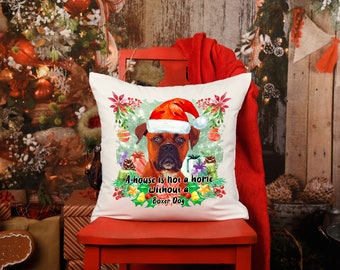 Boxer dog pillow | Etsy Boxer Dog Pillow Boxer Dog Gift Belgian