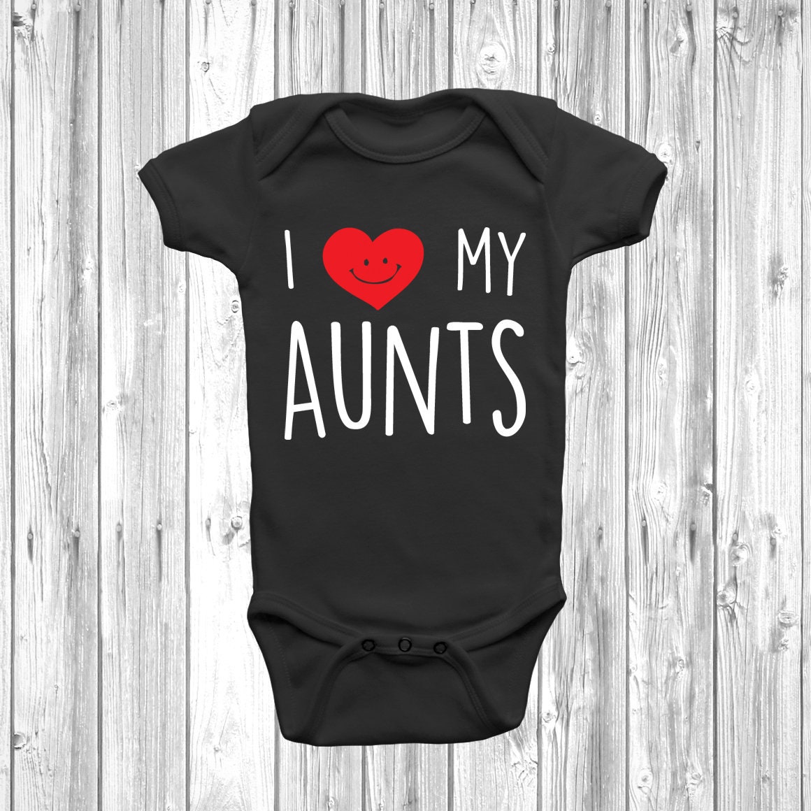 Body Neonato 'It's All About My Auntie And Uncle' – 100% Cotone Morbido, Facile Cambio Pannolini, Stampato Nel Regno Unito (Taglie 0-18 Mesi)