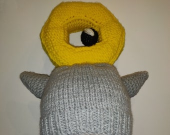 Knitted woolen hat - Mythical Meltan hat - from Pokemon Go