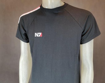 Cotton T-shirt inspired in Mass Effect N7