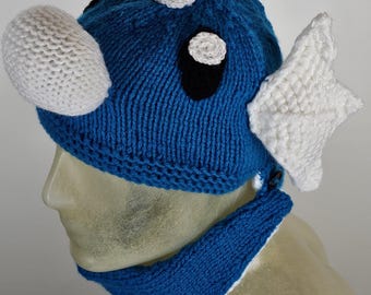 Knitted woolen hat - Dratini from Pokemon Go