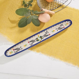 Polish Pottery ''Spotted Rooster'' Olive Tray