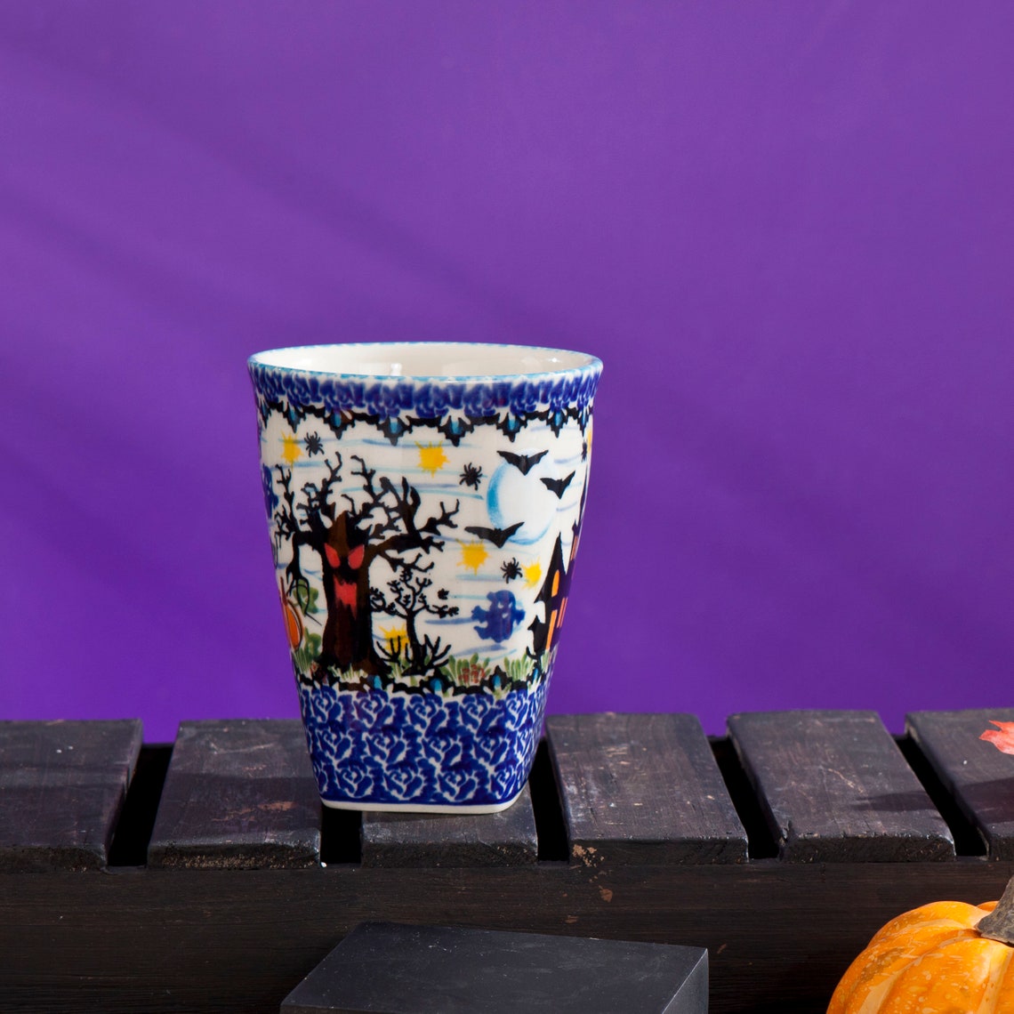 2021 Edition Halloween Polish Pottery Mug 18oz. Etsy