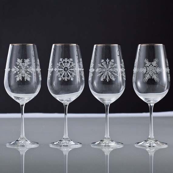 Multicolor 4-Piece Tree Stemless Wine & Water Glasses - Shining