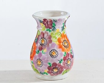 Polish Pottery Daisy Dream Floral Vase