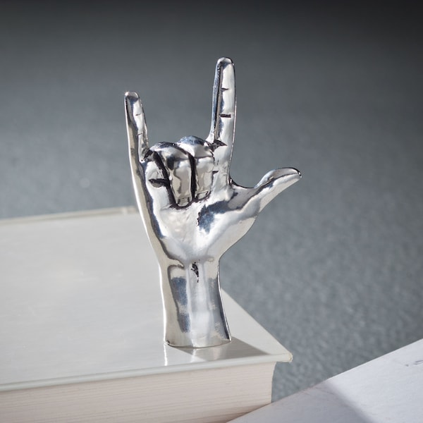 I Love You Sign Language Hand Statue main image 1