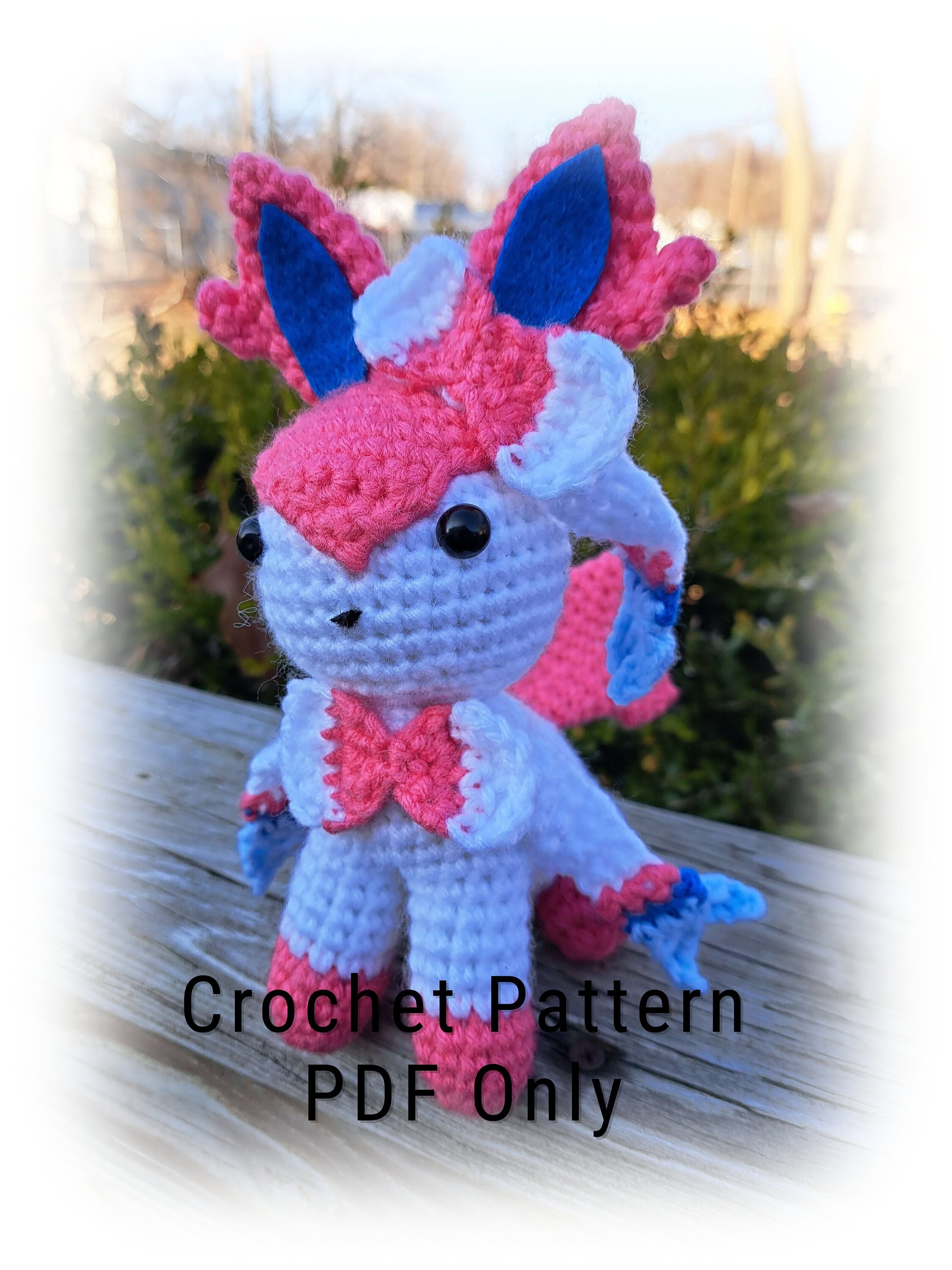 Sylveon Amigurumi Crochet Pattern PDF File Only Pokemon Fan - Etsy