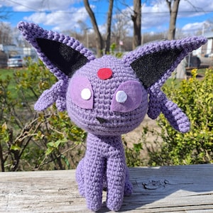 Psychic Cat Inspired Amigurumi, Handmade Fan Art Plush, Crocheted Toy