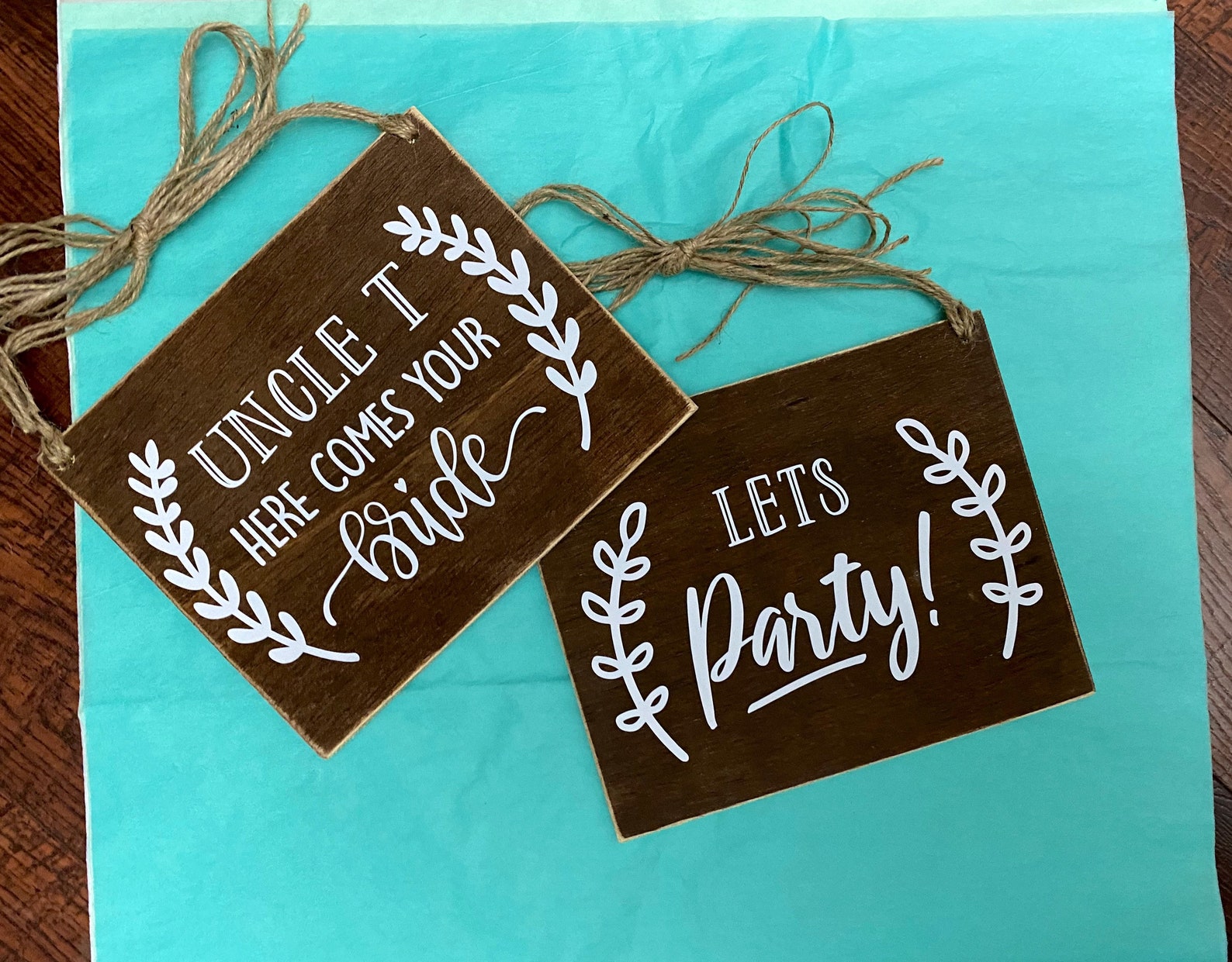 Customized Ring Bearer & Flower Girl Signs Personalized Etsy