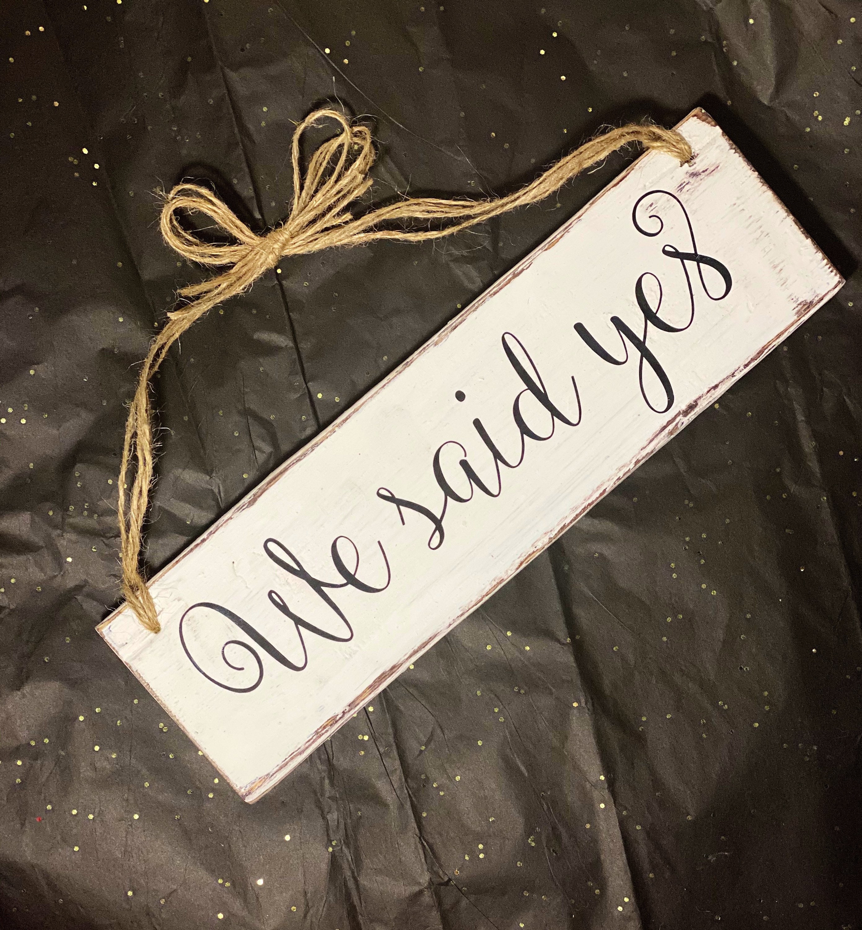First Said Sign Sign I Said Yes Sign Wedding Engagement Announcement Sign I Said | Etsy