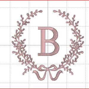 Personalized Baby Girl Burp Cloth: Embroidered Wreath & Crochet Lace