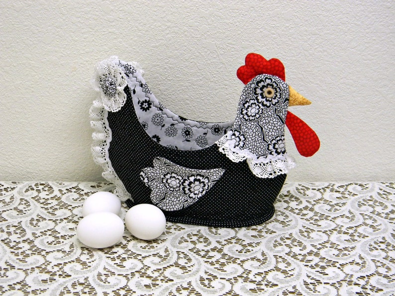 Chicken Basket PDF Tutorial With Pattern Easter DIY Fabric Etsy
