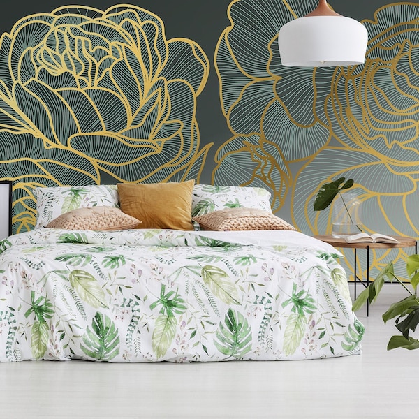 Yellow Removable Wallpaper Etsy