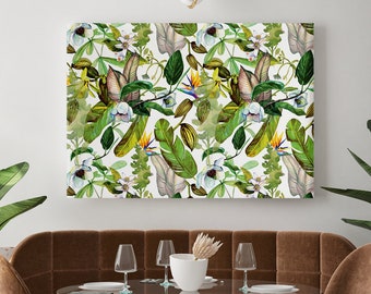 Tropisches Bananenblatt Poster, Druck (zur Selbstmontage)