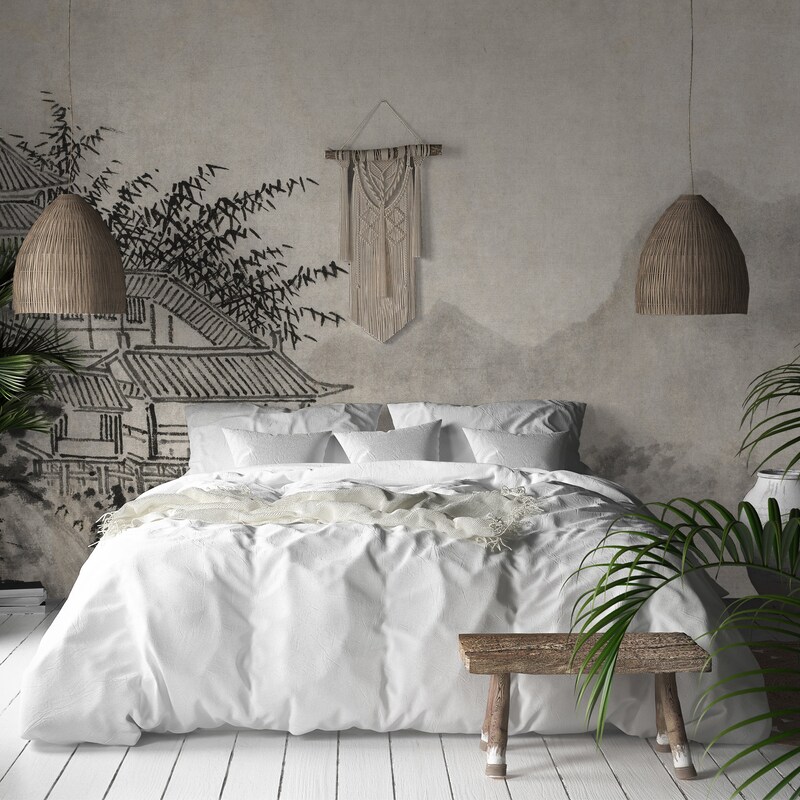 Oriental Wall Mural - Etsy