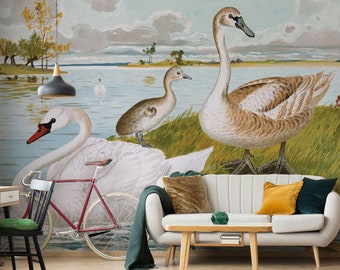 Holden Paisley Leaves Wallpaper - Odern Wallpaper For Living Roo