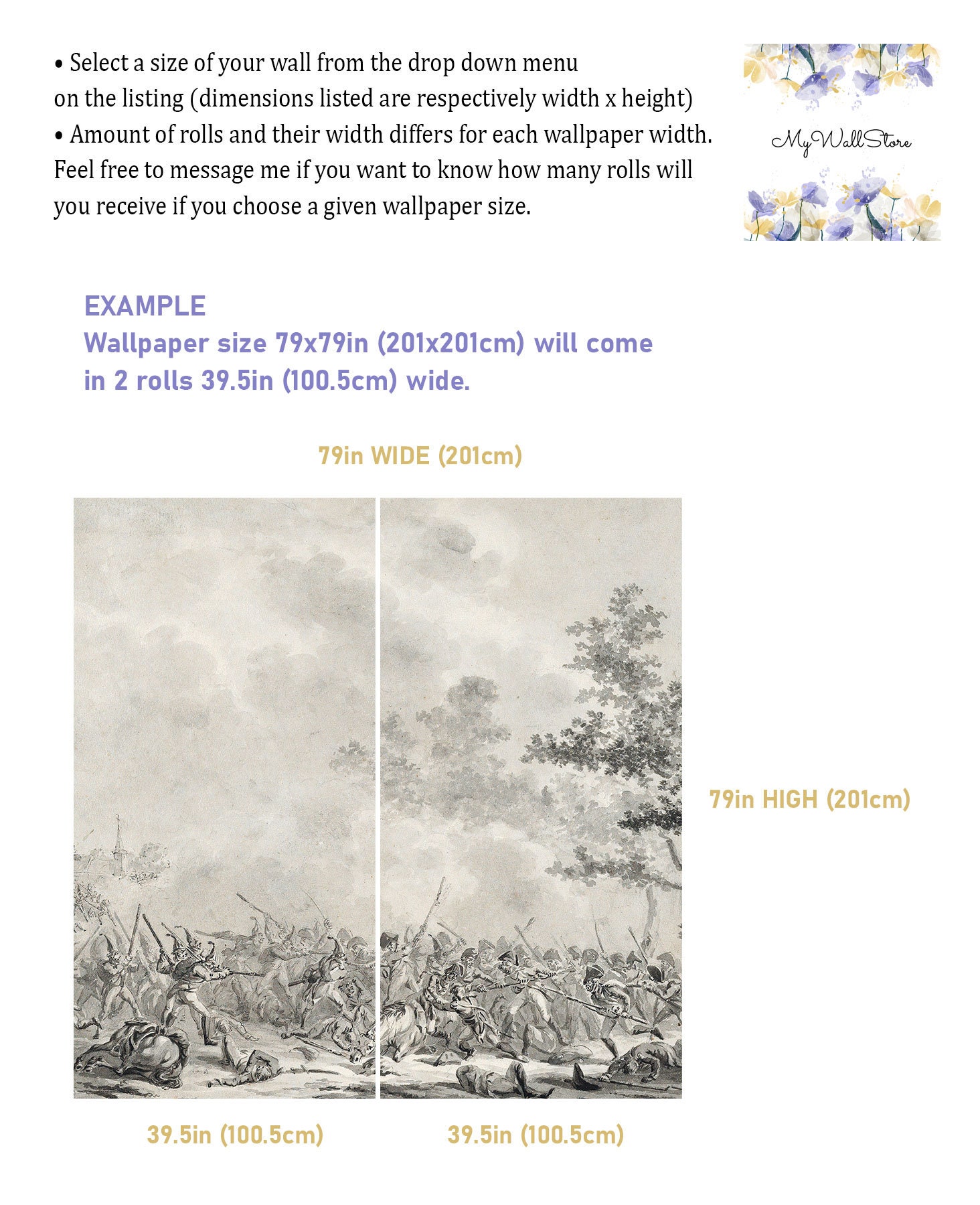 Papel pintado del campo de batalla en blanco y negro, mural de pared / Peel  and Stick (autoadhesivo) o papel de vinilo no adhesivo - Etsy México, image size:1464x1799