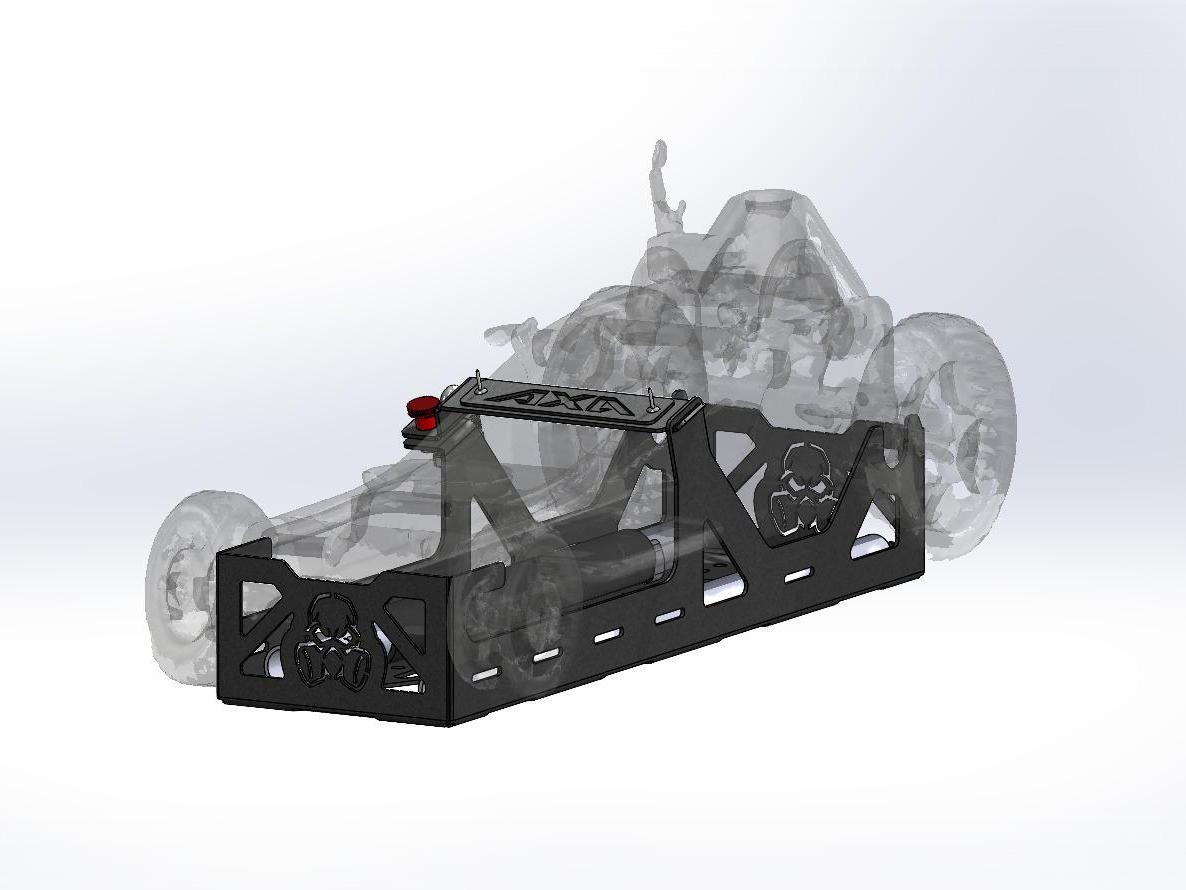 DIGITAL FILE - 3ton Badlands Offroad Jack Mount (dxf Files for CNC