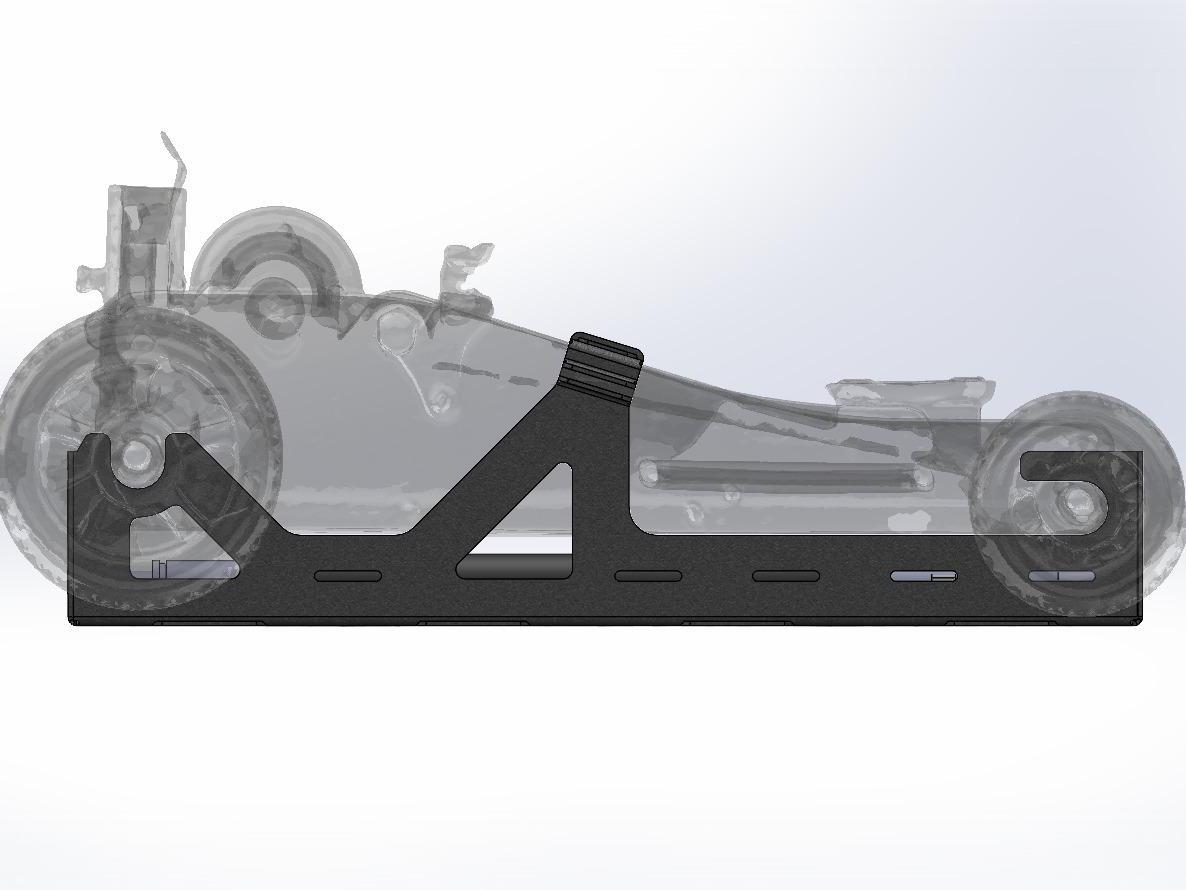 DIGITAL FILE - 3ton Badlands Offroad Jack Mount (dxf Files for CNC