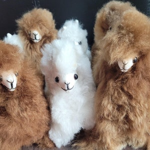 Mini llaveros o adornos para carteras con forma de llama o alpaca
