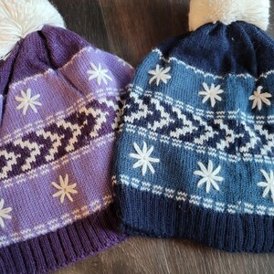 Baby Alpaca Nordic PomPom Hats