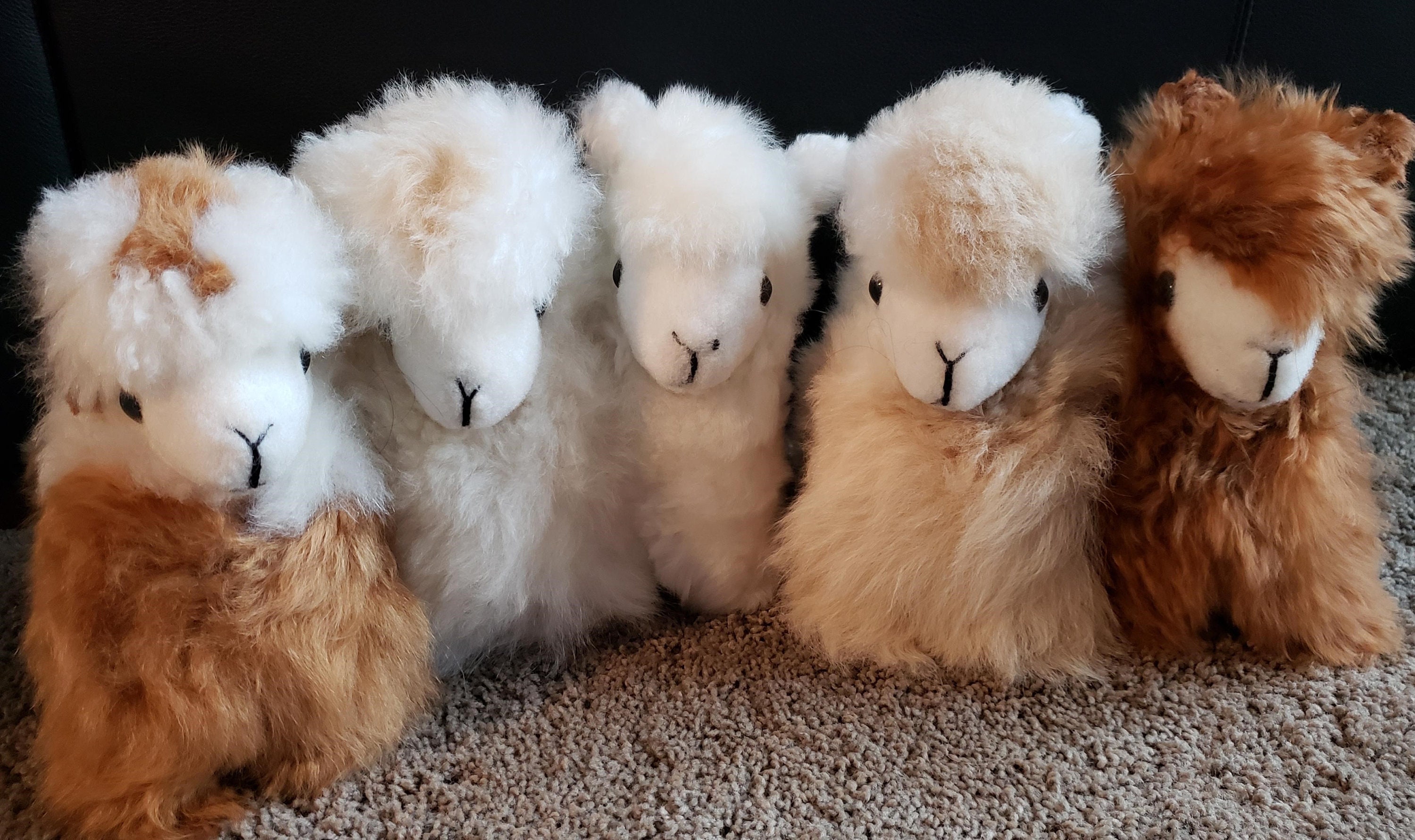 Standing Traditional Alpaca Stuffed Animal Etsy