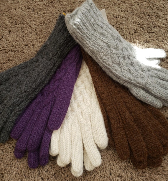 Womens - Alpaca Gloves and Fingerless Gloves