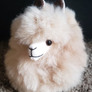 Alpaca Head Study Keychain