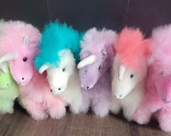 Baby Alpaca Fur Unicorn