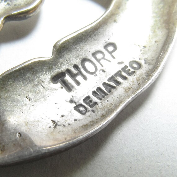 DEMATTEO THORPE Sterling Silver Zodiac Pisces Key… - image 4