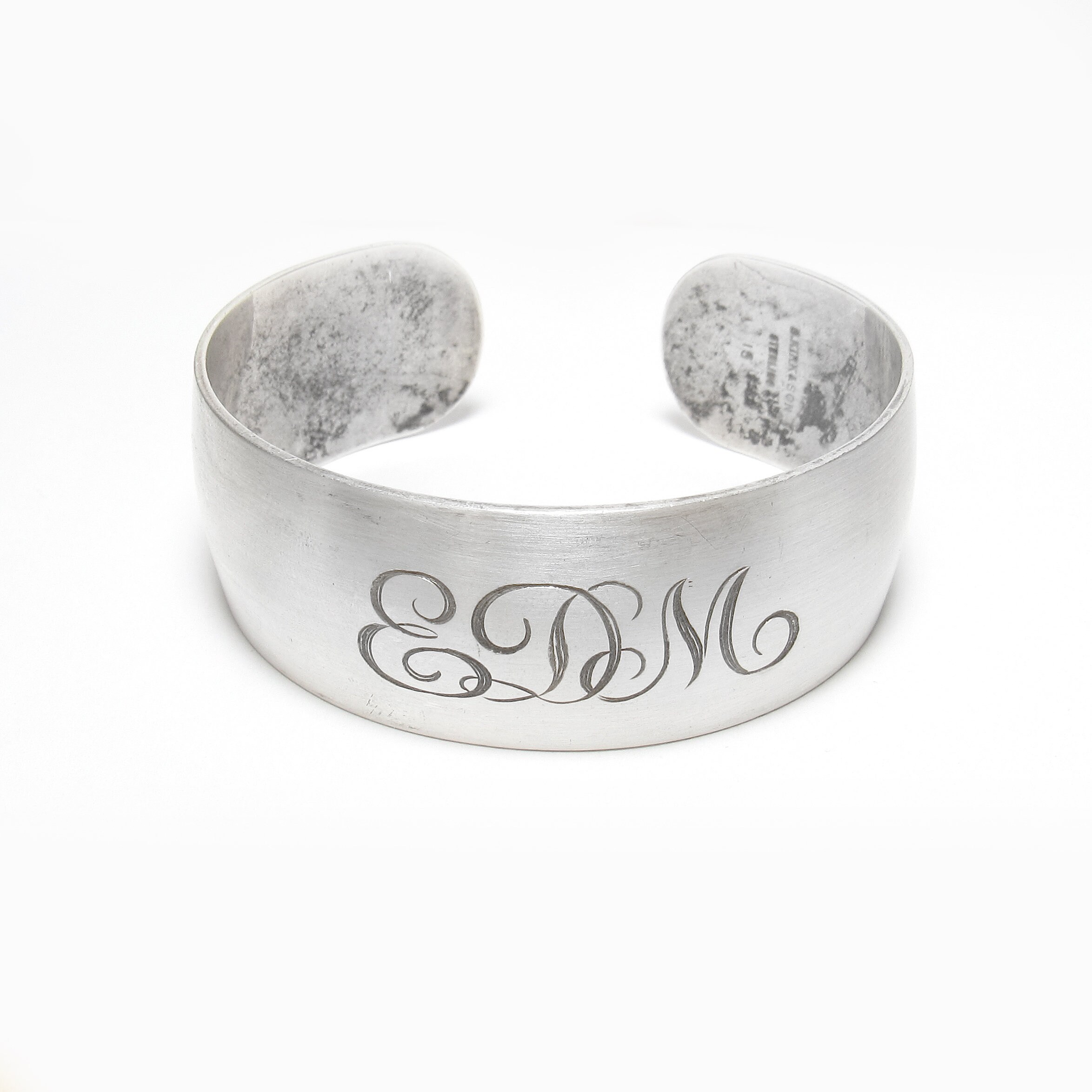 SAMUEL KIRK & SON Sterling Silver Wide Cuff Bracelet With SAMUEL KIRK & SON Sterling Silver Wide Cuff Bracelet With