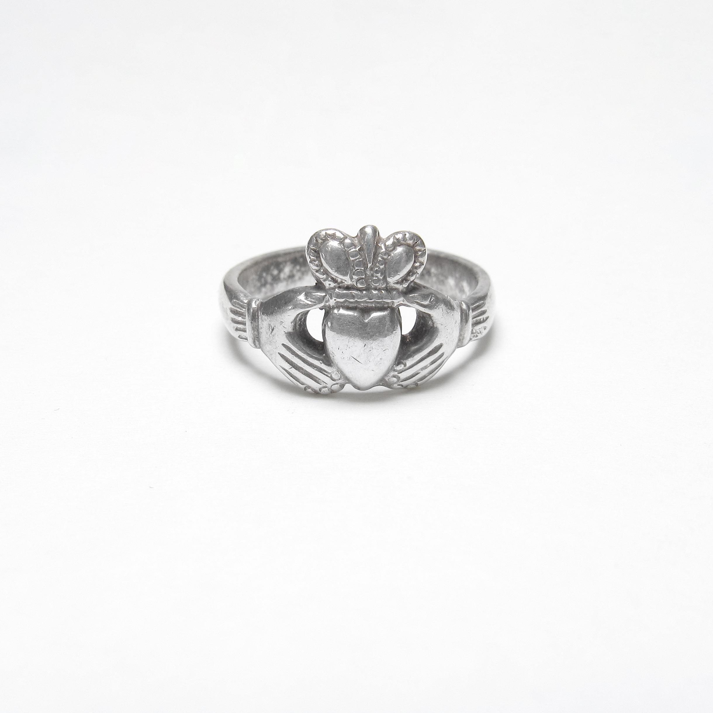 THOMAS DILLION ORIGINAL Sterling Silver Heart, Hands and Crown 