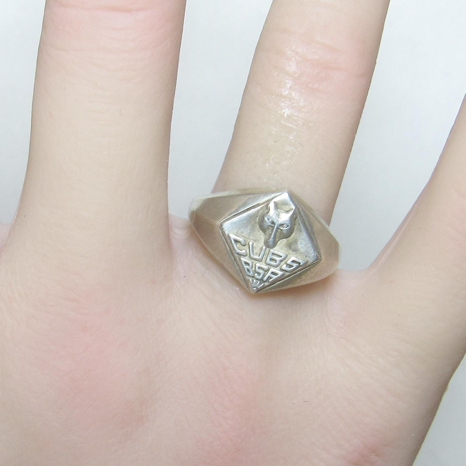 LIND BSA Boy Scouts of American Sterling Silver Cubs Ring Number 7