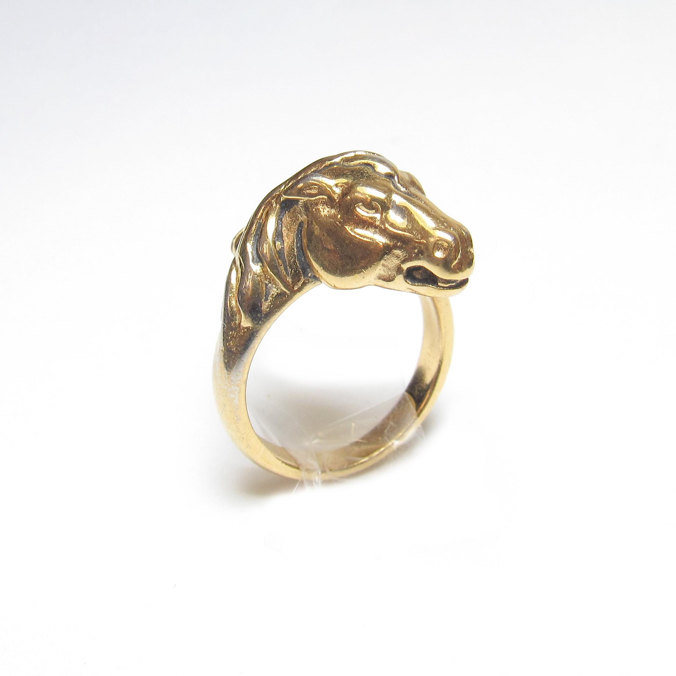 CASTINGS ON PARADE Southwestern Base Metal Gold Tone Stallion Hose 