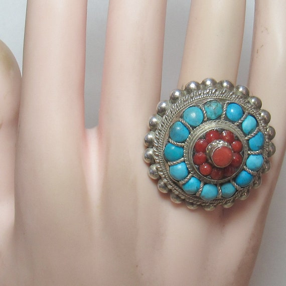 Native American Brilliant Vintage Morenci Turquoise Sterling Silver Shield Earrings Native American Brilliant Vintage Morenci Turquoise Sterling Silver Shield Earrings