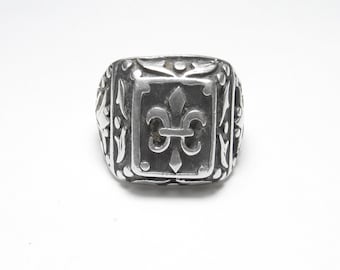 Ghvis_様限定】 シルバー フルール・ド・リスリング