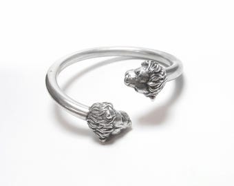 SAMUEL KIRK & SON Sterling Silver Wide Cuff Bracelet With