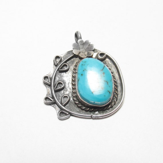 Southwestern Sterling Silver 17.00 Ct Natural Blu… - image 1