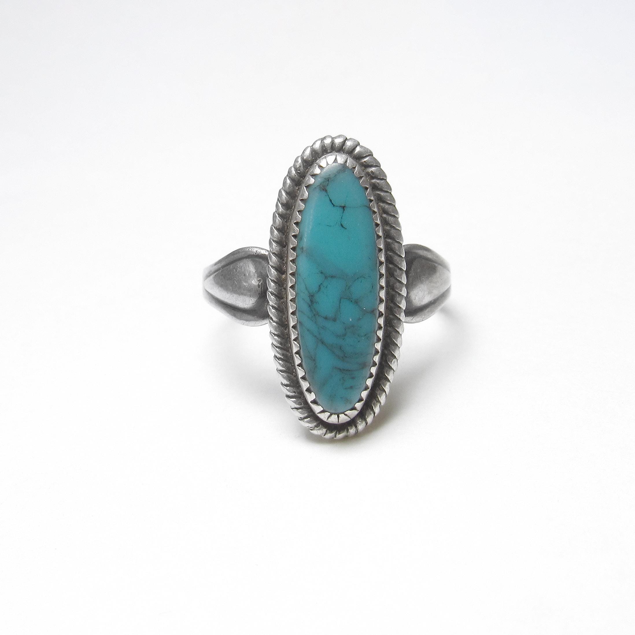 PACIFIC JEWELRY CO Navajo Sterling Silver 3.00 Ct Natural Oval
