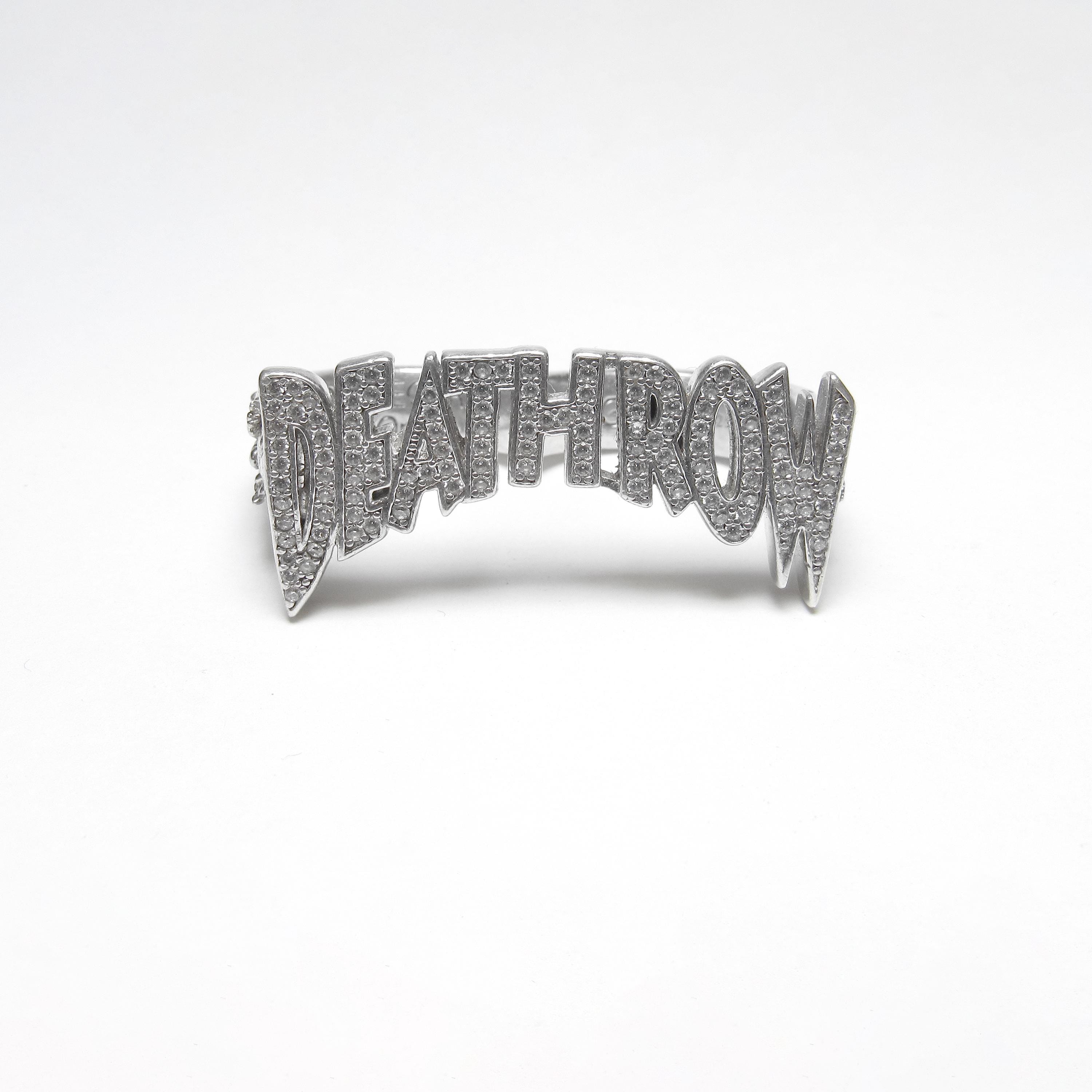 超希少】DEATH ROW RECORDS S925 × 14K ネックレス Records 14K 超希少