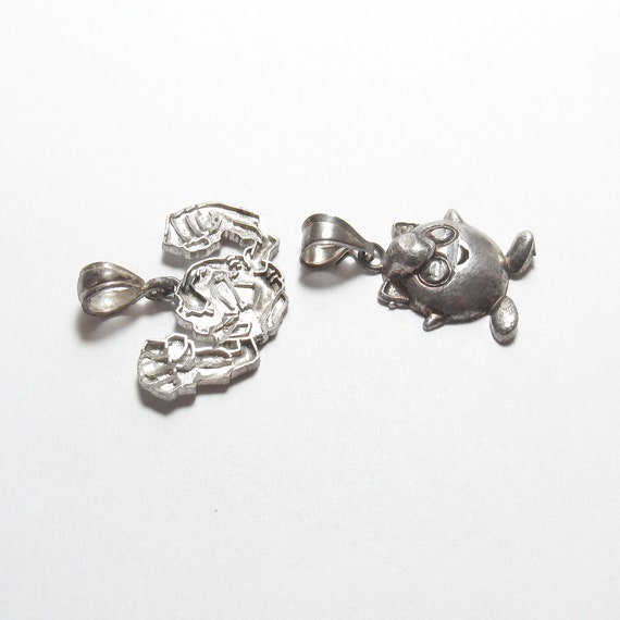 JEWELRY SET Two Sterling Silver Pokemon Character… - image 2