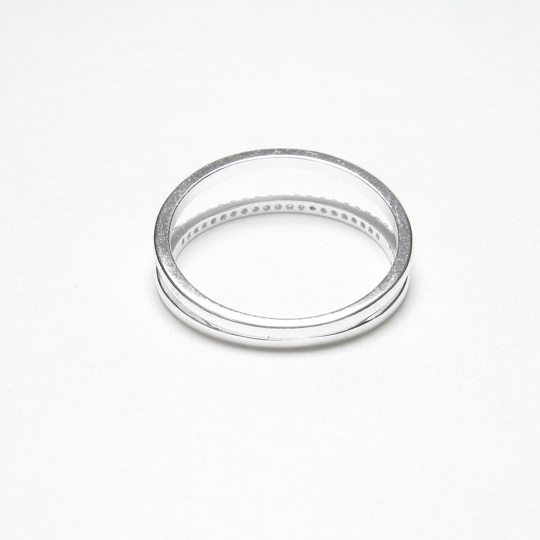 MARSALA Sterling Silver 21 Lab Created Ice White Round Cubic 